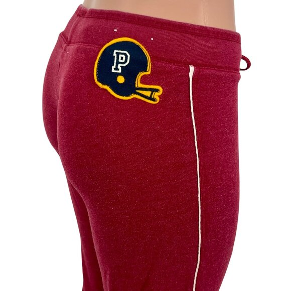 RARE Vtg VS PINK University Of Pink Cropped Logo Sweatpants | Y2K Athleisure XS - Picture 15 of 16